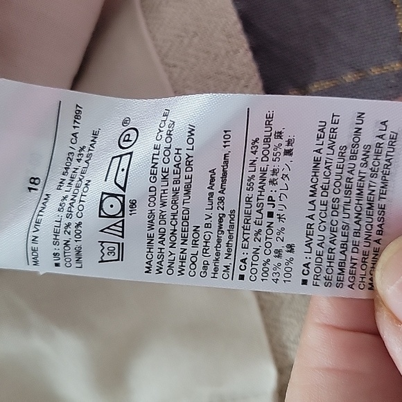 Banana Republic Vest, Size 18, Light Taupe/Pebble, NWT - Picture 7 of 10